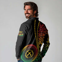 Proudly Ni-Van Sandroing Inspired Classic Style Long Sleeve Polo Shirt