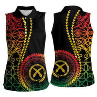 Proudly Ni-Van Sandroing Inspired Classic Style Women Sleeveless Polo Shirt