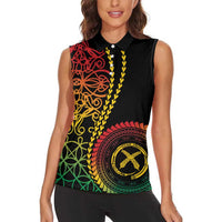 Proudly Ni-Van Sandroing Inspired Classic Style Women Sleeveless Polo Shirt