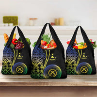 Proudly Ni-Van Sandroing Inspired Grocery Bag Malampa Classic Style LT7 3-pack One Size Colorful - Polynesian Pride