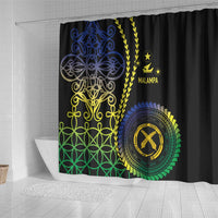 Proudly Ni-Van Sandroing Inspired Shower Curtain Malampa Classic Style