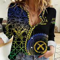 Proudly Ni-Van Sandroing Inspired Women Casual Shirt Malampa Classic Style