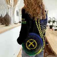 Proudly Ni-Van Sandroing Inspired Women Casual Shirt Malampa Classic Style