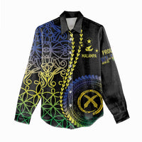 Proudly Ni-Van Sandroing Inspired Women Casual Shirt Malampa Classic Style