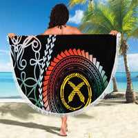 Proudly Ni-Van Sandroing Inspired Beach Blanket Penama Classic Style LT7 - Polynesian Pride