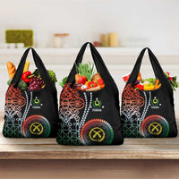 Proudly Ni-Van Sandroing Inspired Grocery Bag Penama Classic Style LT7 3-pack One Size Colorful - Polynesian Pride
