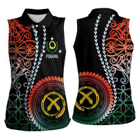 Proudly Ni-Van Sandroing Inspired Women Sleeveless Polo Shirt Penama Classic Style