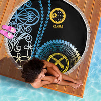Proudly Ni-Van Sandroing Inspired Beach Blanket Sanma Classic Style LT7 - Polynesian Pride