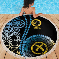 Proudly Ni-Van Sandroing Inspired Beach Blanket Sanma Classic Style LT7 - Polynesian Pride
