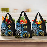 Proudly Ni-Van Sandroing Inspired Grocery Bag Sanma Classic Style LT7 3-pack One Size Colorful - Polynesian Pride