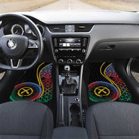Proudly Ni-Van Sandroing Inspired Car Mats Shefa Classic Style LT7 Set 2pcs - Front Colorful - Polynesian Pride