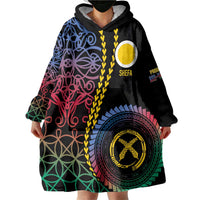 Proudly Ni-Van Sandroing Inspired Wearable Blanket Hoodie Shefa Classic Style LT7 - Polynesian Pride