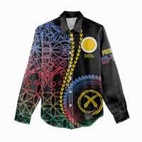 Proudly Ni-Van Sandroing Inspired Women Casual Shirt Shefa Classic Style