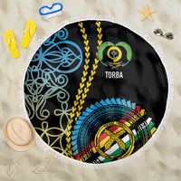 Proudly Ni-Van Sandroing Inspired Beach Blanket Torba Classic Style LT7 One Size 150cm Colorful - Polynesian Pride