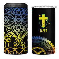 Proudly Ni-Van Sandroing Inspired 4 in 1 Can Cooler Tumbler Tafea Classic Style LT7 One Size: 16 oz Colorful - Polynesian Pride