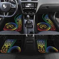 Proudly Ni-Van Sandroing Inspired Car Mats Tafea Classic Style LT7 Set 4pcs Colorful - Polynesian Pride
