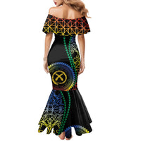 Proudly Ni-Van Sandroing Inspired Family Matching Mermaid Dress and Hawaiian Shirt Tafea Classic Style