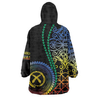 Proudly Ni-Van Sandroing Inspired Wearable Blanket Hoodie Tafea Classic Style LT7 - Polynesian Pride