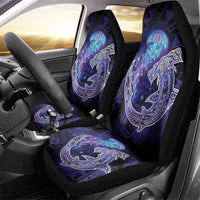 Polynesian Aumakua Car Seat Cover Jellyfish with Shark - Polynesian Pride