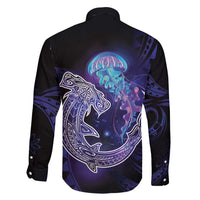 Polynesian Aumakua Family Matching Puletasi and Hawaiian Shirt Jellyfish with Shark LT7 - Polynesian Pride