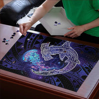 Polynesian Aumakua Puzzle Jellyfish with Shark LT7 - Polynesian Pride