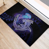 Polynesian Aumakua Rubber Doormat Jellyfish with Shark LT7 - Polynesian Pride