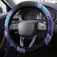 Polynesian Aumakua Steering Wheel Cover Jellyfish with Shark LT7 - Polynesian Pride