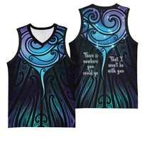 Aotearoa Maori Te Whai Rahi Basketball Jersey Tala - Nowhere You Could Go That I Won't Be With You - Polynesian Pride