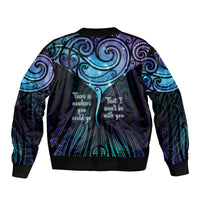 Aotearoa Maori Te Whai Rahi Bomber Jacket Tala - Nowhere You Could Go That I Won't Be With You - Polynesian Pride