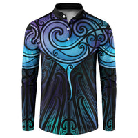 Aotearoa Maori Te Whai Rahi Button Sweatshirt Tala - Nowhere You Could Go That I Won't Be With You - Polynesian Pride