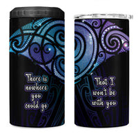 Aotearoa Maori Te Whai Rahi 4 in 1 Can Cooler Tumbler Tala - Nowhere You Could Go That I Won't Be With You - Polynesian Pride