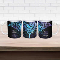 Aotearoa Maori Te Whai Rahi Ceramic Mug Tala - Nowhere You Could Go That I Won't Be With You - Polynesian Pride