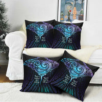 Aotearoa Maori Te Whai Rahi Pillow Cover Tala - Nowhere You Could Go That I Won't Be With You - Polynesian Pride