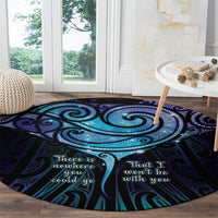 Aotearoa Maori Te Whai Rahi Round Carpet Tala - Nowhere You Could Go That I Won't Be With You - Polynesian Pride