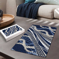 Polynesian Puakeniken Pikake Twisted Lei Puzzle Navy Blue LT7 - Polynesian Pride