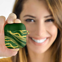 Polynesian Puakeniken Pikake Twisted Lei AirPods Case Emerald - Polynesian Pride