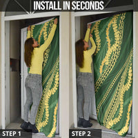 Polynesian Puakeniken Pikake Twisted Lei Door Cover Emerald LT7 - Polynesian Pride