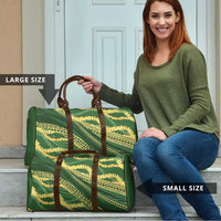 Polynesian Puakeniken Pikake Twisted Lei Travel Bag Emerald - Polynesian Pride