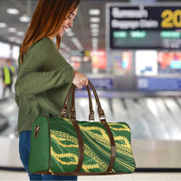Polynesian Puakeniken Pikake Twisted Lei Travel Bag Emerald - Polynesian Pride