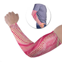 Polynesian Puakeniken Pikake Twisted Lei Arm Sleeves Rose Pink LT7 Set of 2 Rose Pink - Polynesian Pride