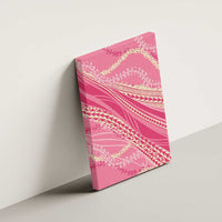 Polynesian Puakeniken Pikake Twisted Lei Canvas Wall Art Rose Pink LT7 - Polynesian Pride