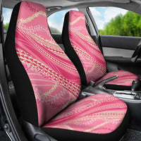 Polynesian Puakeniken Pikake Twisted Lei Car Seat Cover Rose Pink - Polynesian Pride