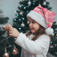 Polynesian Puakeniken Pikake Twisted Lei Christmas Santa Hat Rose Pink - Polynesian Pride