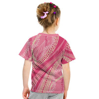 Polynesian Puakeniken Pikake Twisted Lei Kid T Shirt Rose Pink LT7 - Polynesian Pride