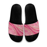 Polynesian Puakeniken Pikake Twisted Lei Slide Sandals Rose Pink LT7 Rose Pink - Polynesian Pride
