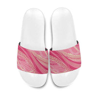 Polynesian Puakeniken Pikake Twisted Lei Slide Sandals Rose Pink LT7 Rose Pink - Polynesian Pride