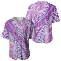 Polynesian Puakeniken Pikake Twisted Lei Baseball Jersey Amethys LT7 - Polynesian Pride