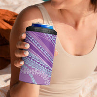 Polynesian Puakeniken Pikake Twisted Lei 4 in 1 Can Cooler Tumbler Amethys LT7 - Polynesian Pride