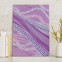 Polynesian Puakeniken Pikake Twisted Lei Canvas Wall Art Amethys LT7 Without Frame Amethys - Polynesian Pride