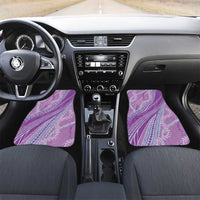 Polynesian Puakeniken Pikake Twisted Lei Car Mats Amethys LT7 Set 2pcs - Front Amethys - Polynesian Pride